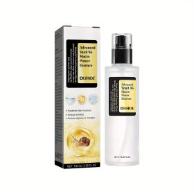 Snail Mucin Power Essence Moisturiser, 100ml Snail Mucin Essence Repairing Hyaluronic Acid Essence, Hydrating Serum For Face With Snail Secretion Filt (Option: 1pcs)