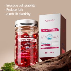 Hair Oil Hair Treatment Serum Hair Capsule- No Rinse With Argan Macadamia Avocado Oils - Vitamins A C E Pro B5 - Conditioner For Women & Men, Delivery (Option: Rose)
